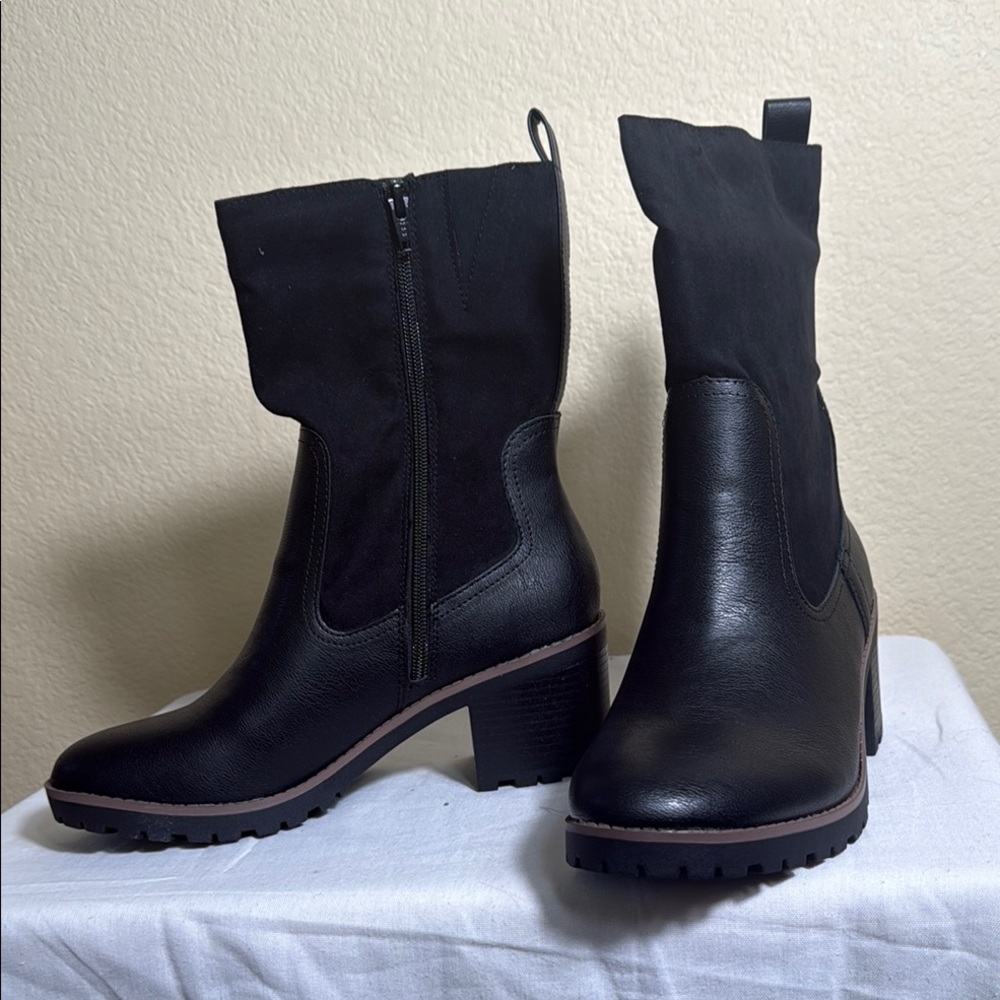 Style and Co Skylar Black Women's Boots